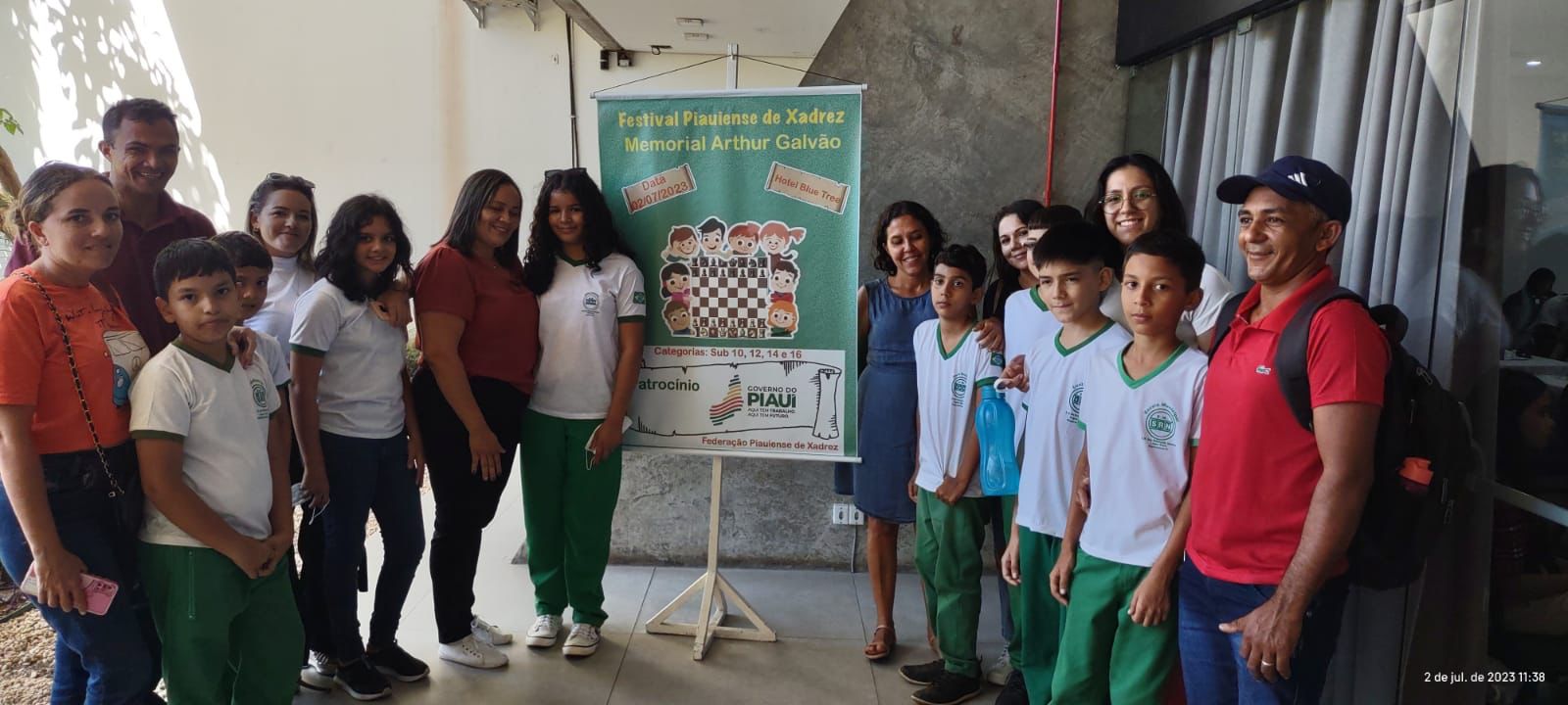 Alunos da rede municipal participam de Campeonato de Xadrez