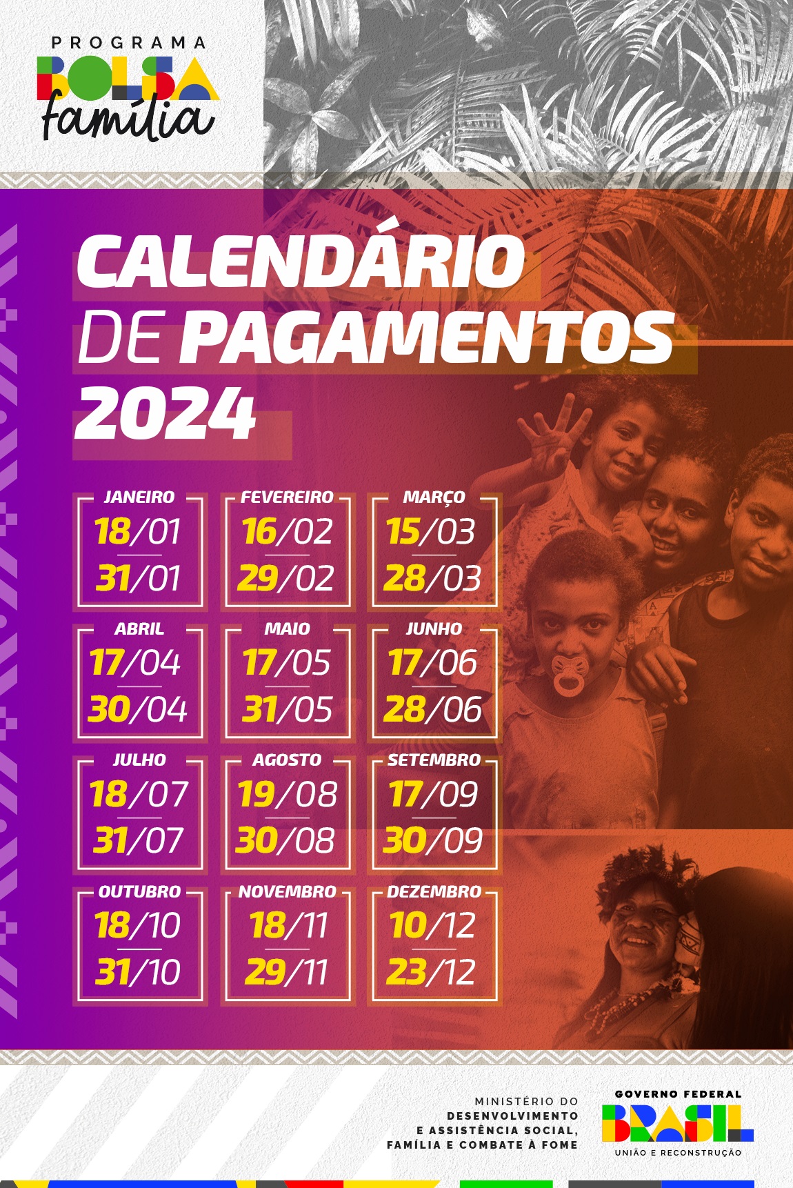 calendariopagamentosbolsafamilia2024 RevistaAZ