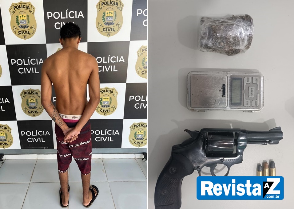 Foragido por tráfico de drogas e posse ilegal de arma é preso em Esperantina