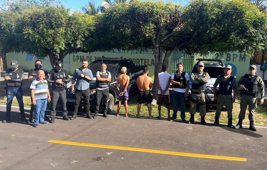 Polícia desmantela rede de tráfico de drogas em Murici dos Portelas e prende três suspeitos
